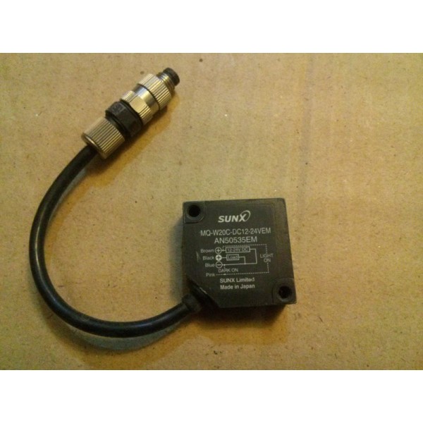 Photoelectric Sensor, MQ-W20C-DC12-24VEM, SUNX  (14 Days Warrenty on Entire Stock)